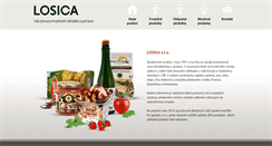 Desktop Screenshot of losica.cz