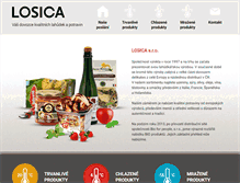 Tablet Screenshot of losica.cz